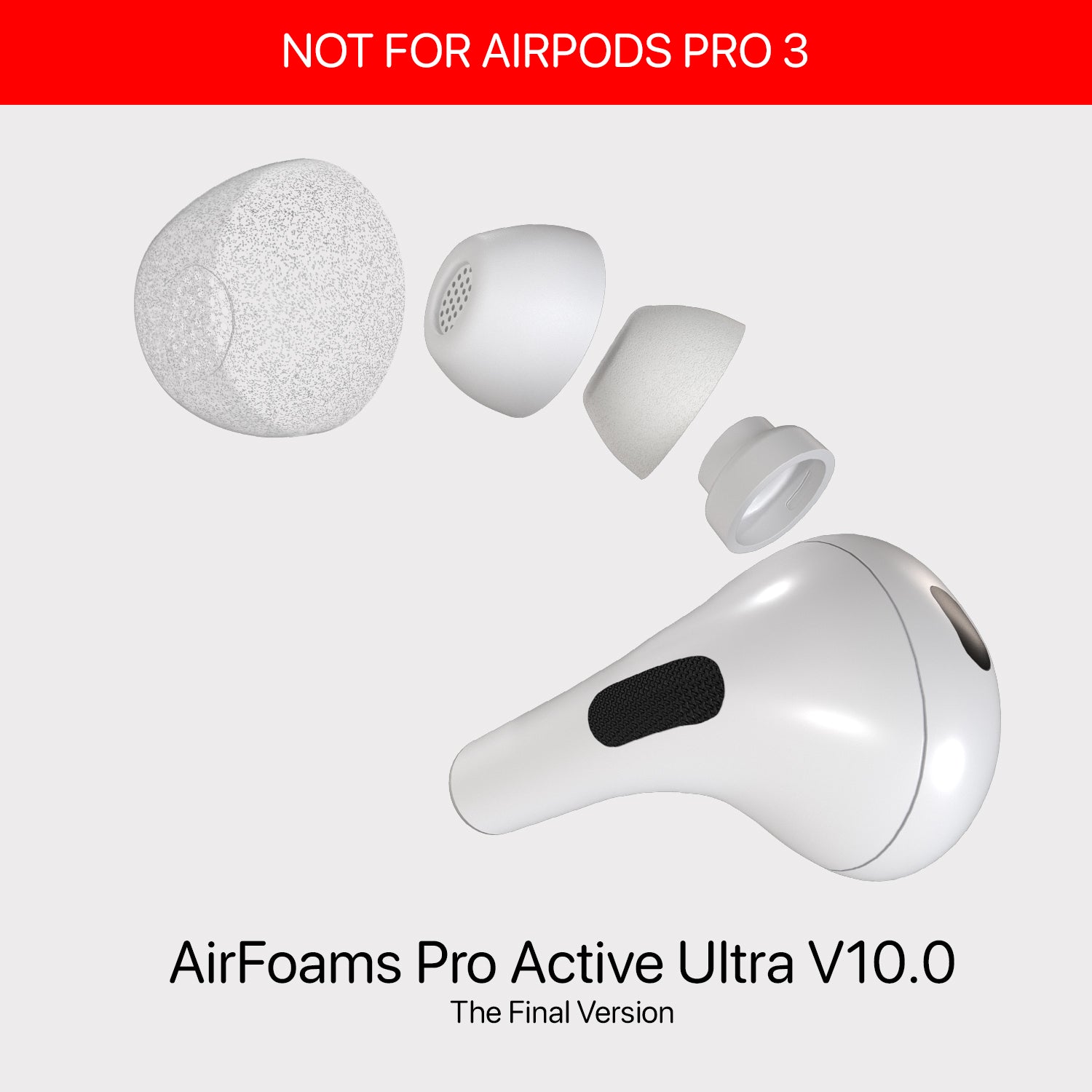 AirFoams Pro ACTIVE ULTRA V10.0 AirPods Pro 2 ear tips