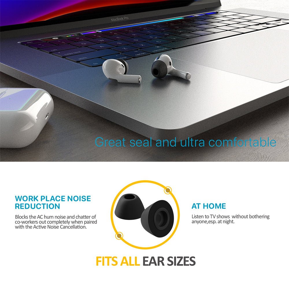 Foam Ear Tips for AirPods Pro 3 -CharJenPro AirFoams Pro V20