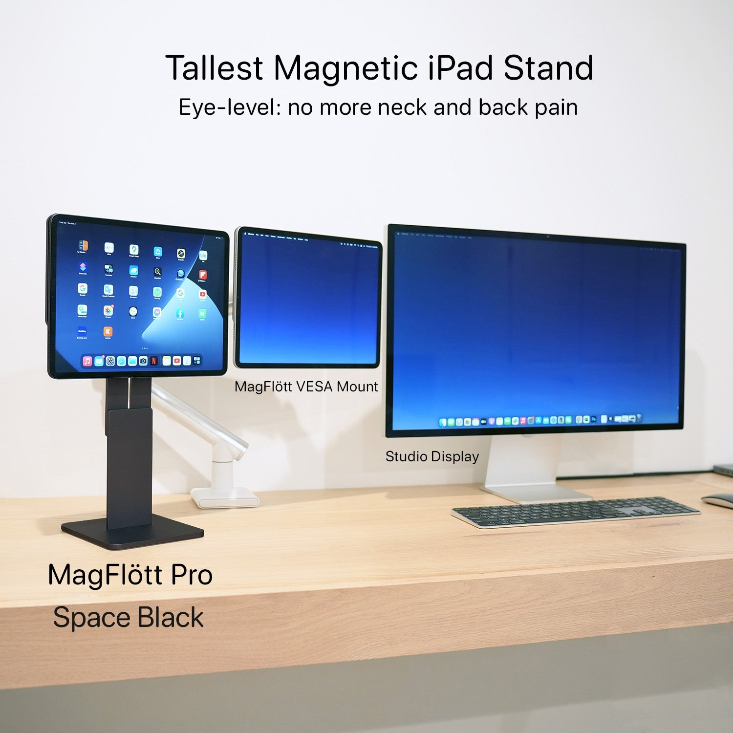 MagFlött Pro - Height Adjustable Magnetic Stand - CharJenPro
