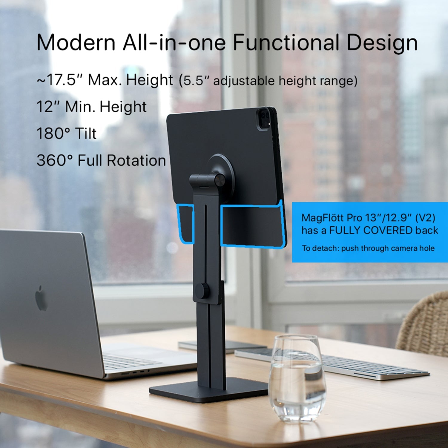 MagFlött Pro - Height Adjustable Magnetic Stand - CharJenPro