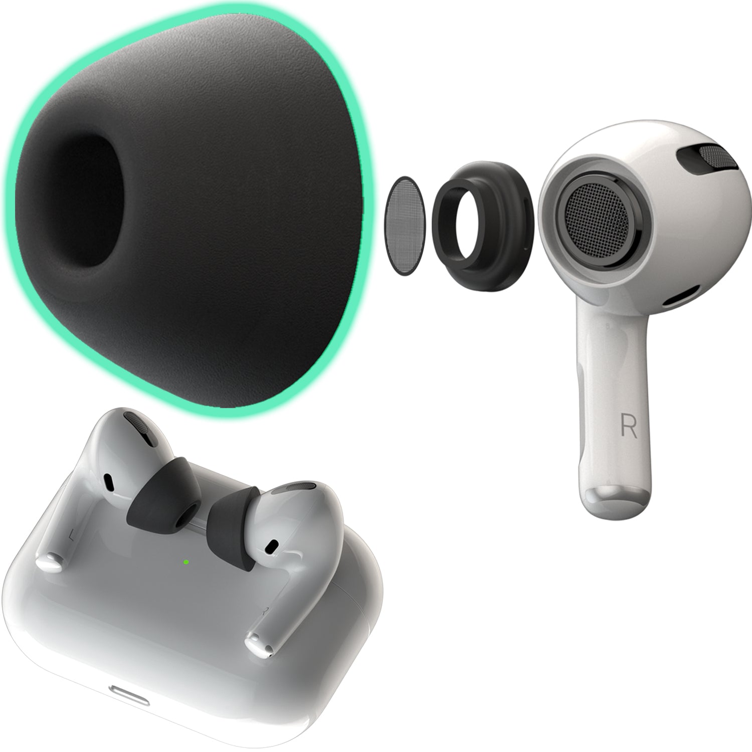 AirFoams Pro Form Fit Ear Tips - CharJenPro