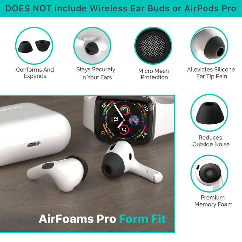 AirFoams Pro Form Fit Ear Tips - CharJenPro