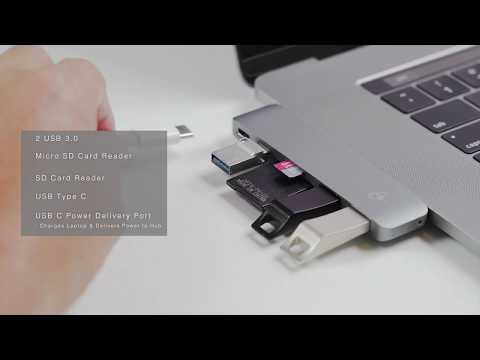 USB-C Hub for MacBook (5K, 100W, SD) – Ultra Compact