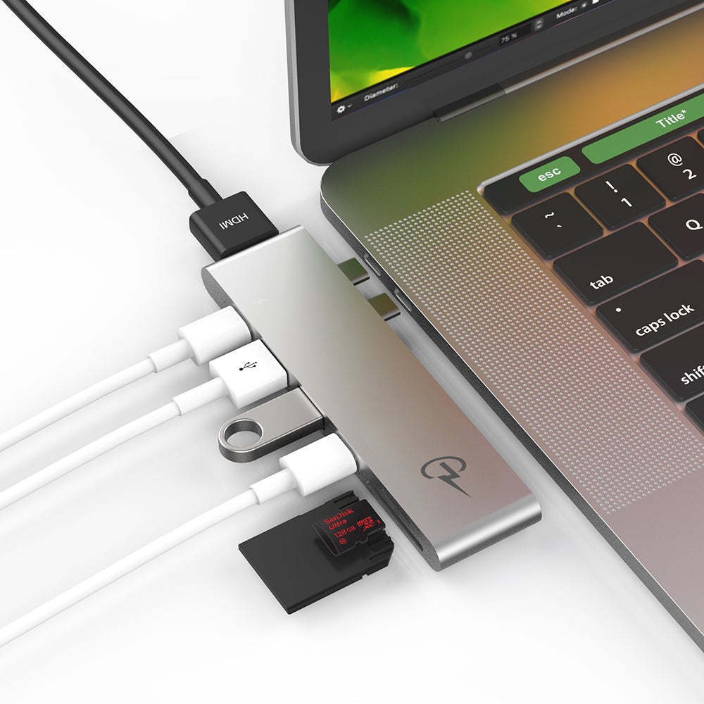 MacBar Multiport USB-C Adapter for MacBook Pro/Air