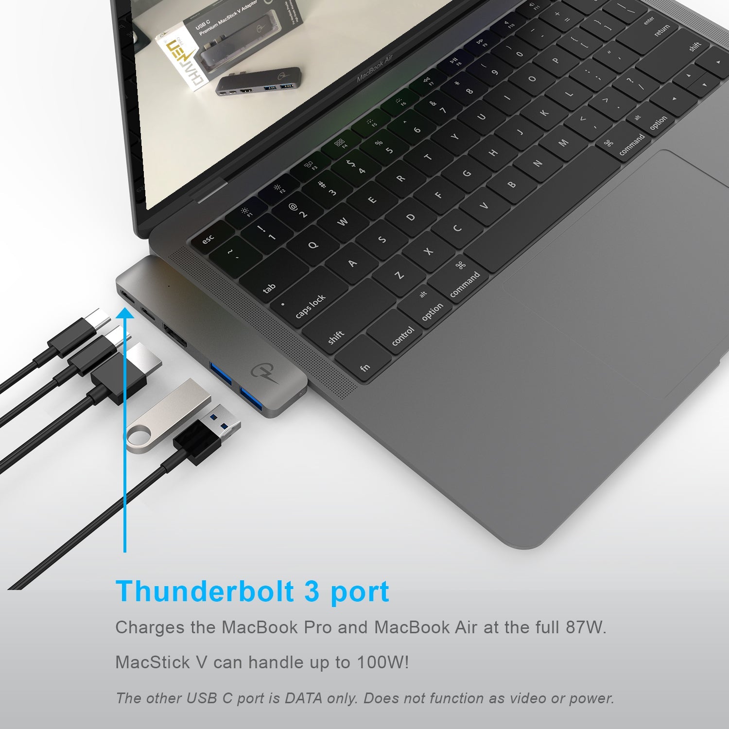 MacStick V Multiport USB-C Adapter for MacBook