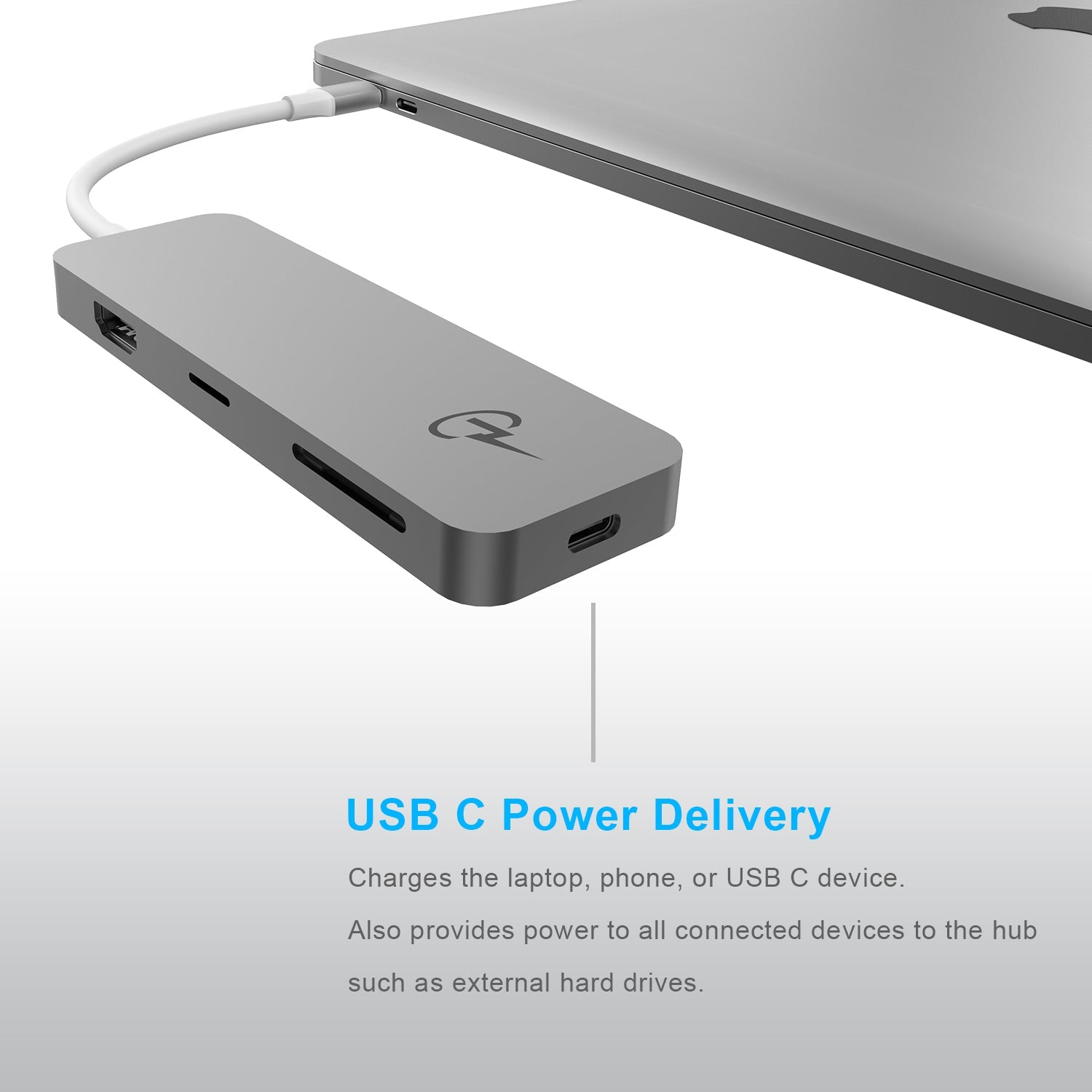 USB-C Hub for MacBook, iPad, Windows – Premium Hub