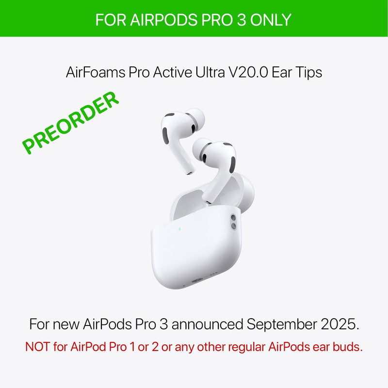 AirFoams Pro ACTIVE ULTRA V20.0 for AiPods Pro 3 - CharJenPro
