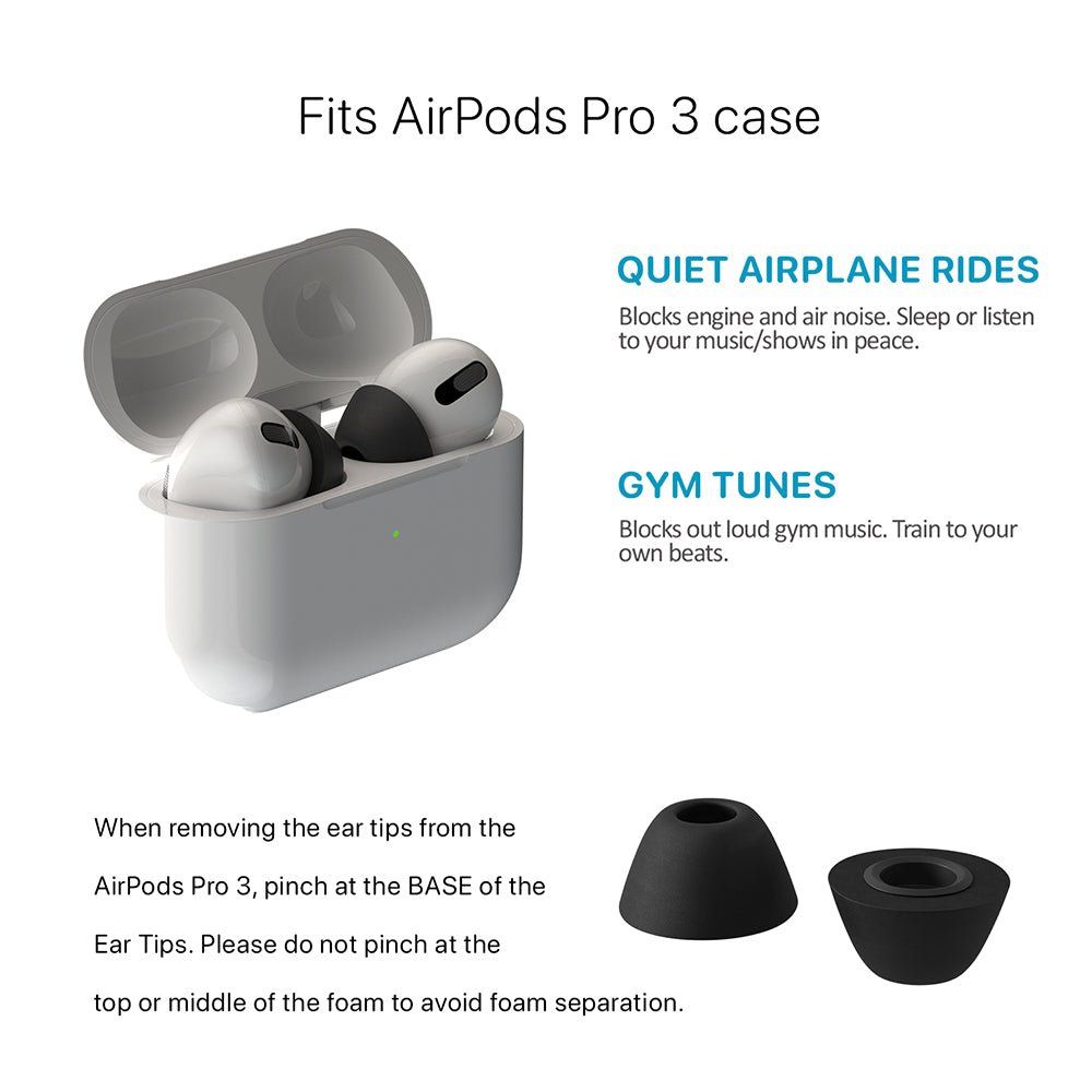 AirFoams Pro V20 — Foam Ear Tips for AirPods Pro 3