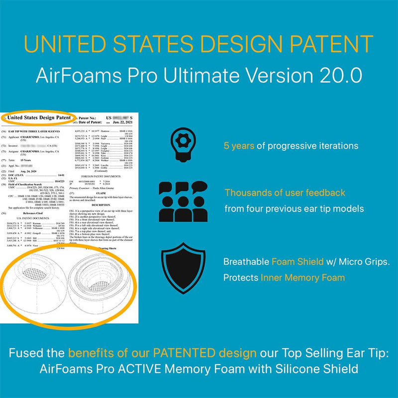 AirFoams Pro Ultimate V20.0 for AirPods Pro 3 (PREORDER) - CharJenPro