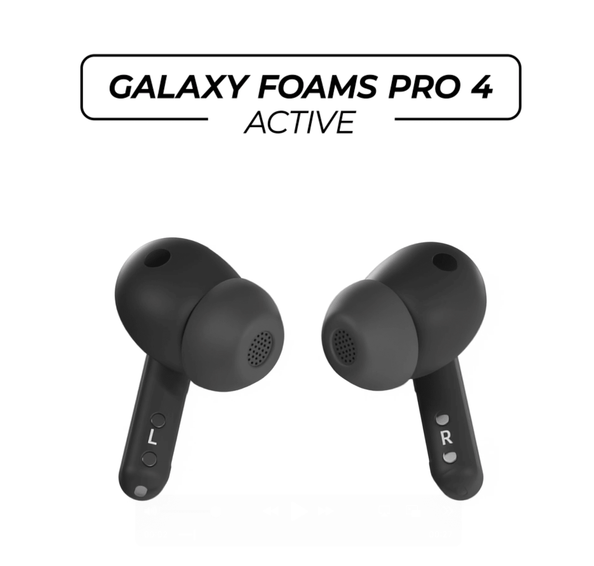 Hybrid Silicone-Covered Foam Ear Tips for Galaxy Buds4 Pro & Buds3 Pro - CharJenPro