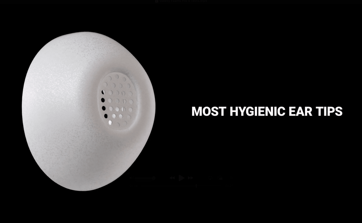 Hybrid Silicone-Covered Foam Ear Tips for Galaxy Buds4 Pro & Buds3 Pro - CharJenPro