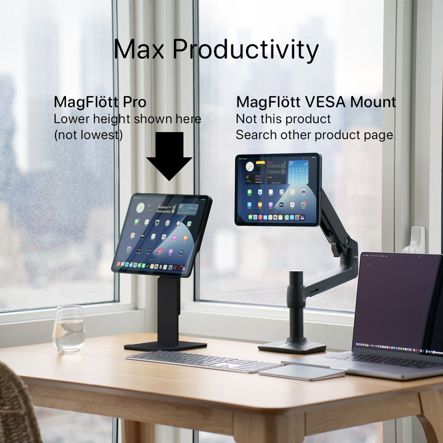 MagFlött Pro Magnetic iPad Stand (13