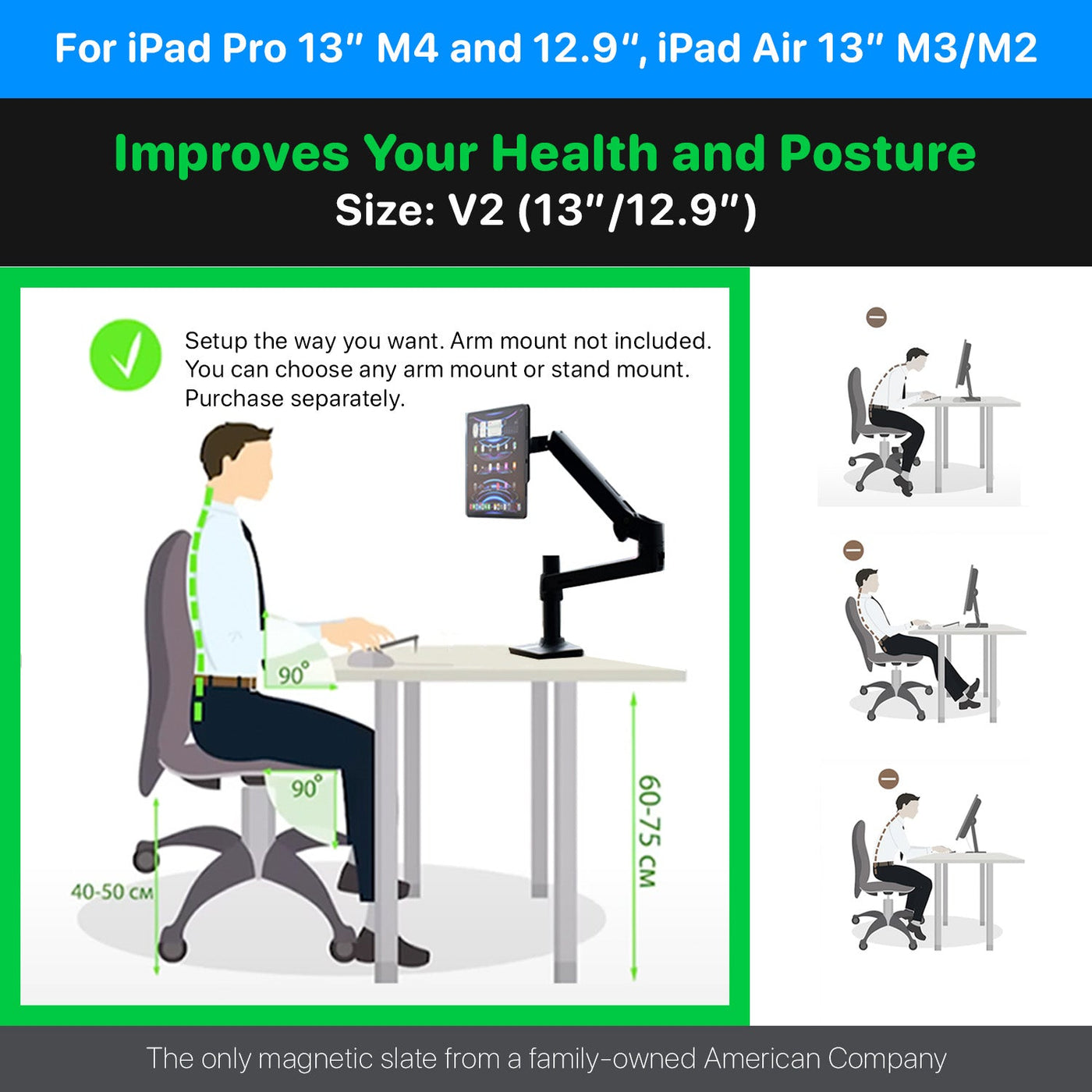 CharJenPro MagFlott VESA Mount 12.9インチ用 MagFlött VESA Mount – CharJenPro