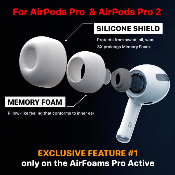 AirFoams Pro Active 2.0 Ear Tips