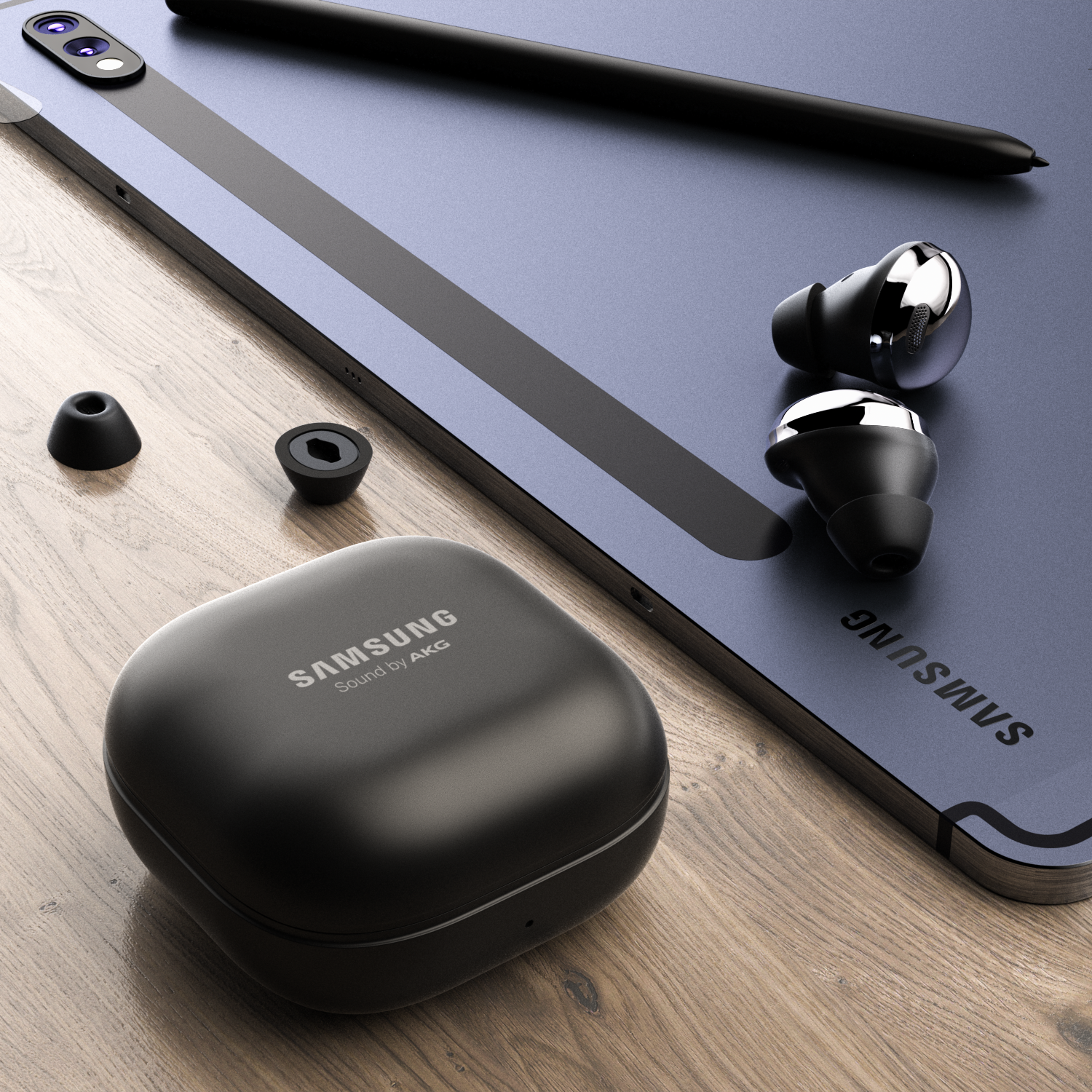 Memory Foams Pro ACTIVE Ear Tips for Galaxy Buds Pro & Jabra 85t