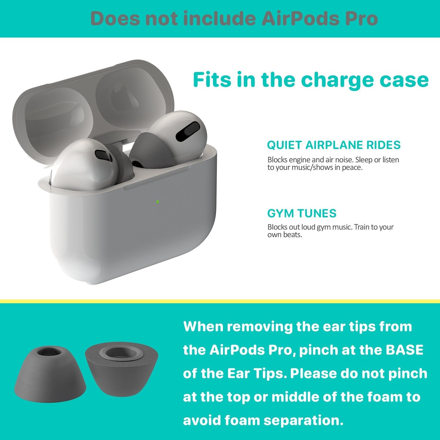 AirFoams Pro Form Fit Ear Tips - CharJenPro