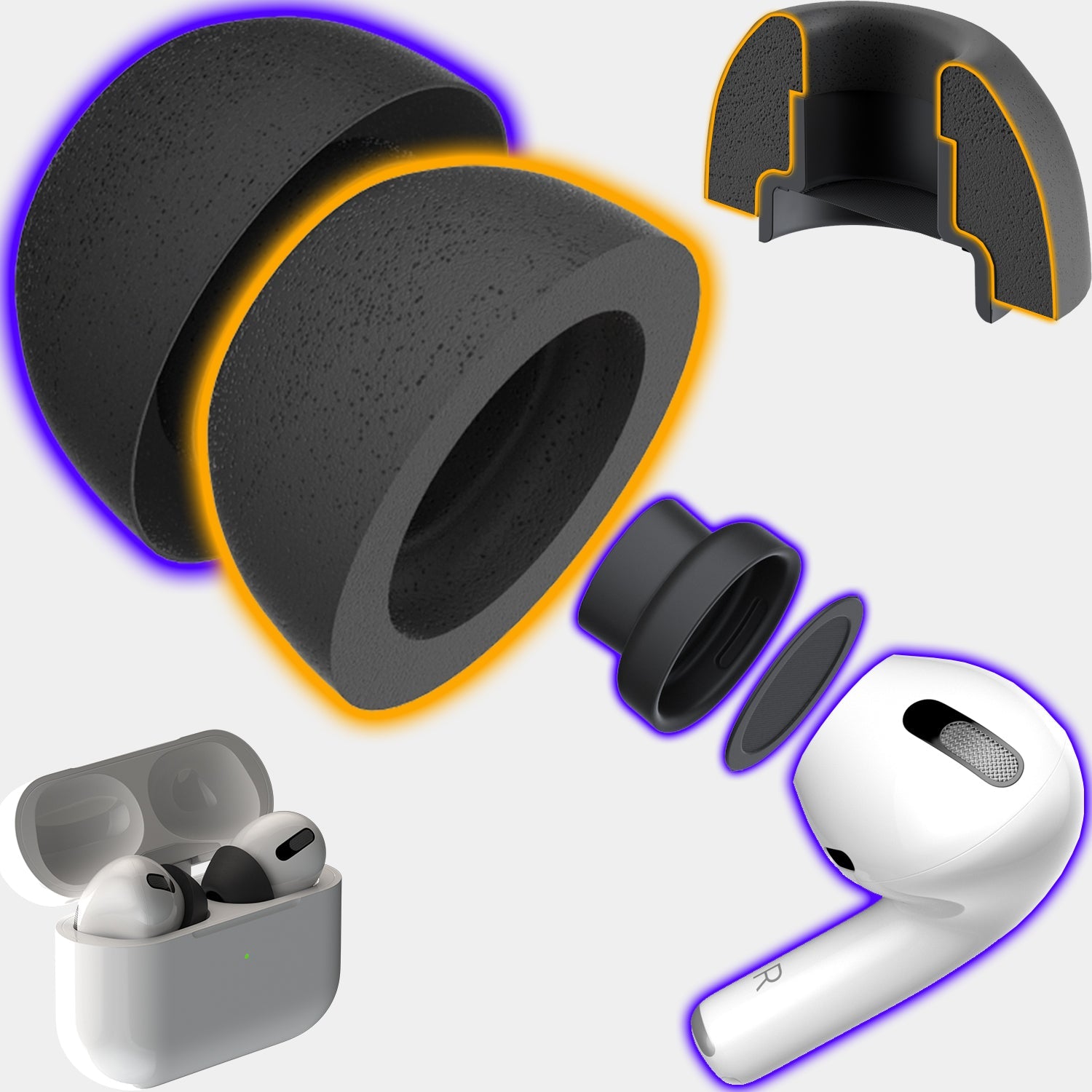 AirFoams Pro Ultra V5.0 Ear Tips - CharJenPro