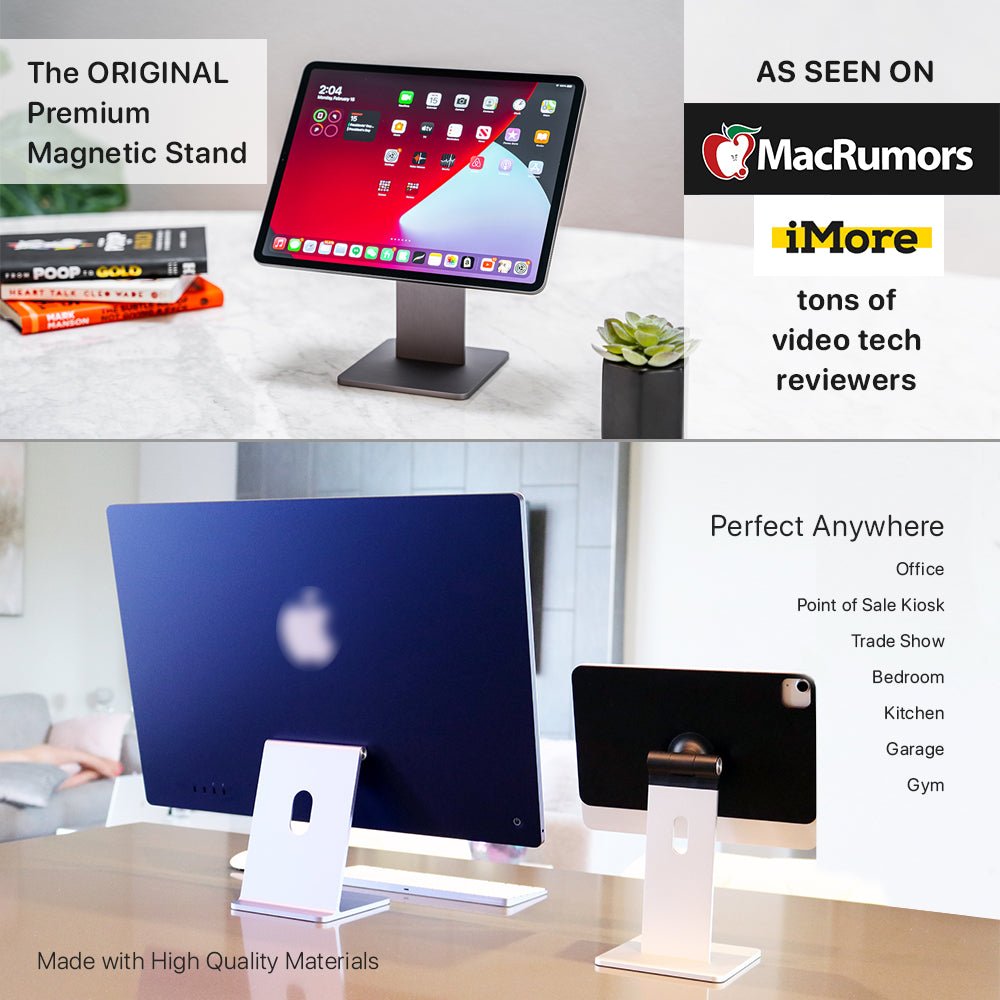 MagFlött – Minimal Magnetic iPad Stand