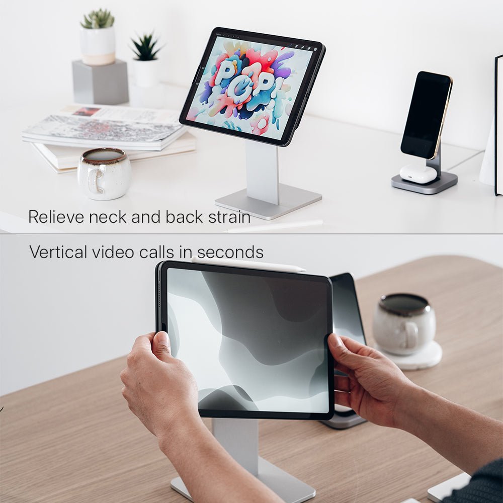 MagFlött Magnetic iPad Stand — Minimal MagSafe Design | CharJenPro