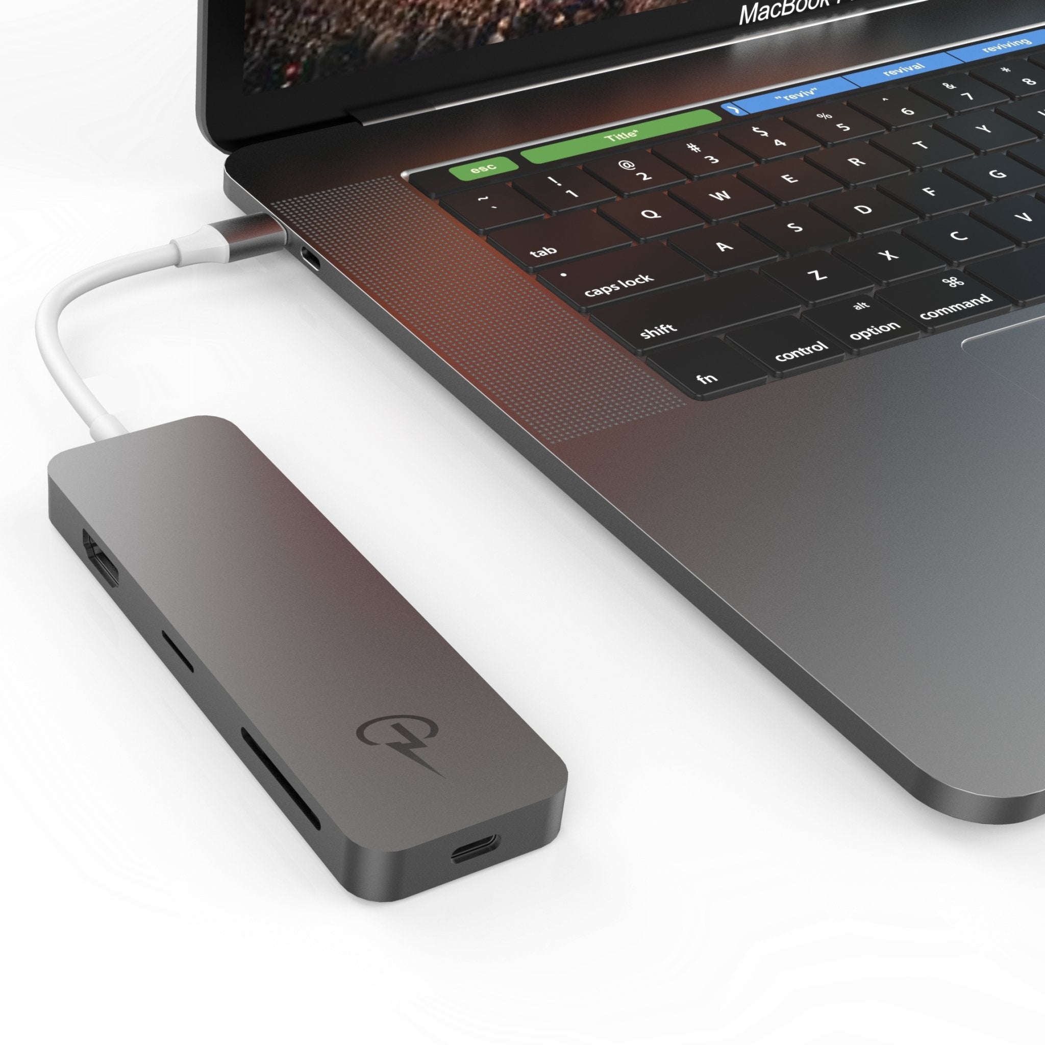 Premium Hub USB-C Adapter (4K HDMI, USB 3.0, SD)